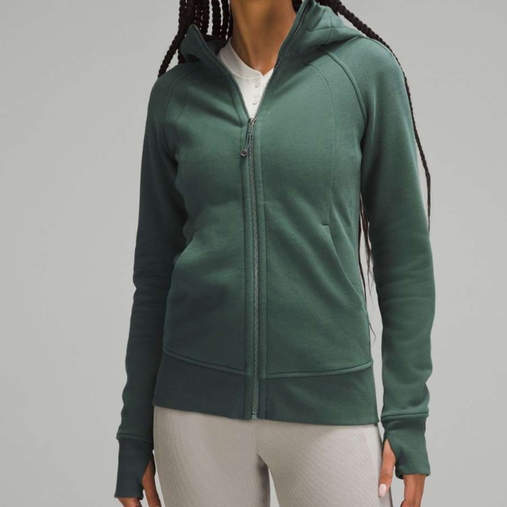 Lululemon Scuba Full-Zip Hoodie Dark Forest (First Release) Size 4